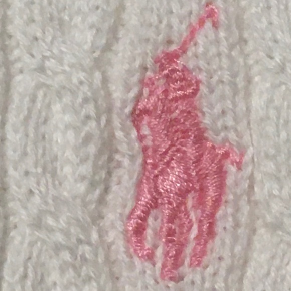 Polo Ralph Lauren Little Girls Cable-Knit Cotton Cardigan size 2T. - Picture 3 of 6